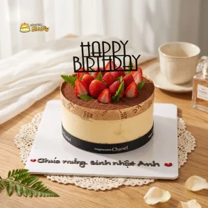 Bánh kem tiramisu dâu tây
