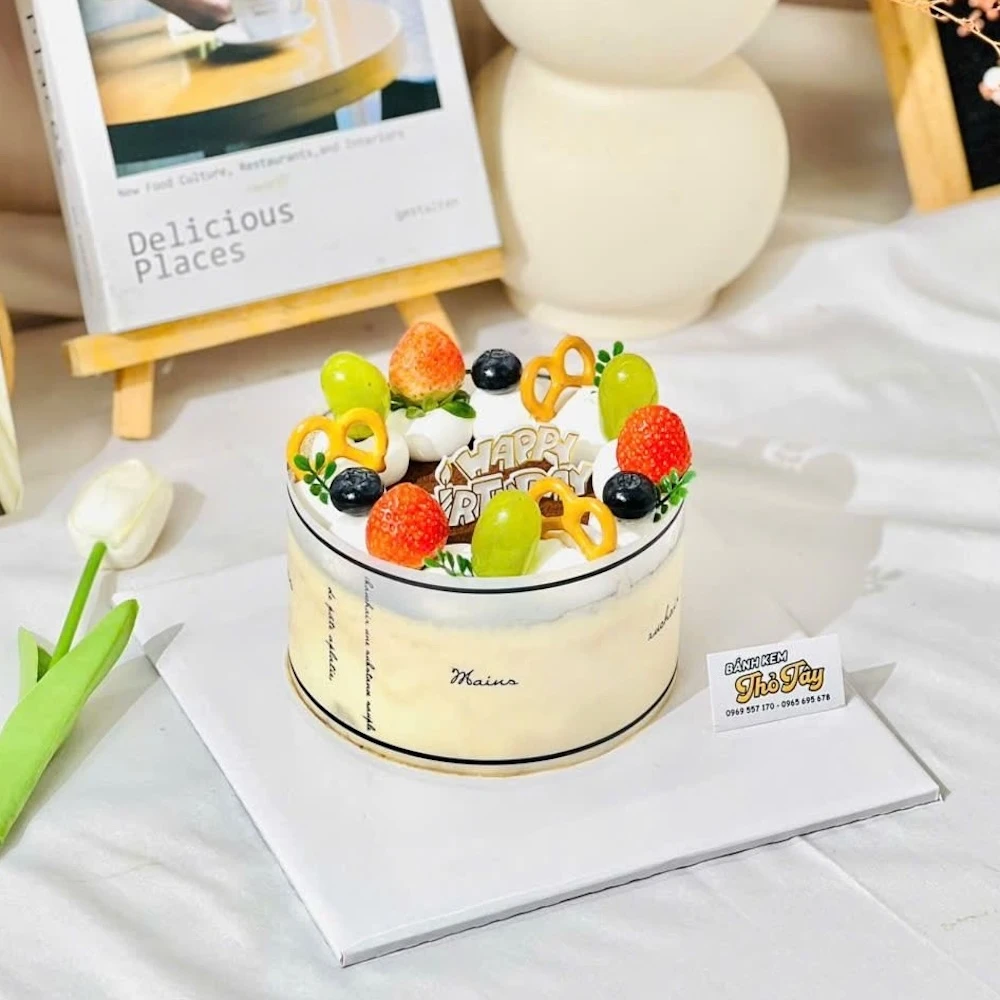 Bánh sinh nhật Tiramisu đơn giản