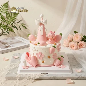 Bánh sinh nhật bé gái 3 tuổi