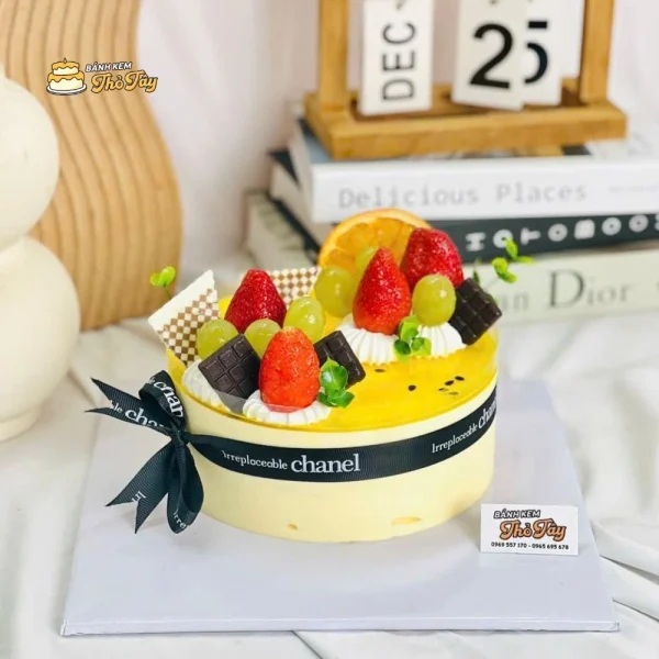 Bánh mouse chanh leo sinh nhật