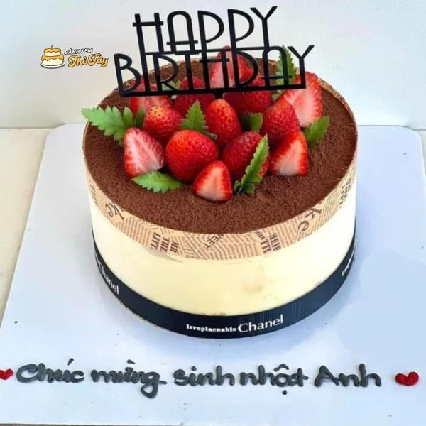 Bánh kem tiramisu dâu tây