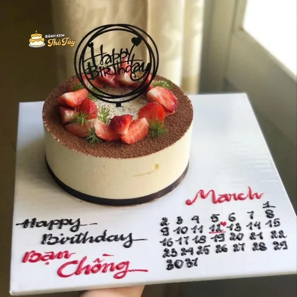Bánh kem tiramisu tặng người yêu