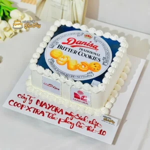Bánh kem logo công ty