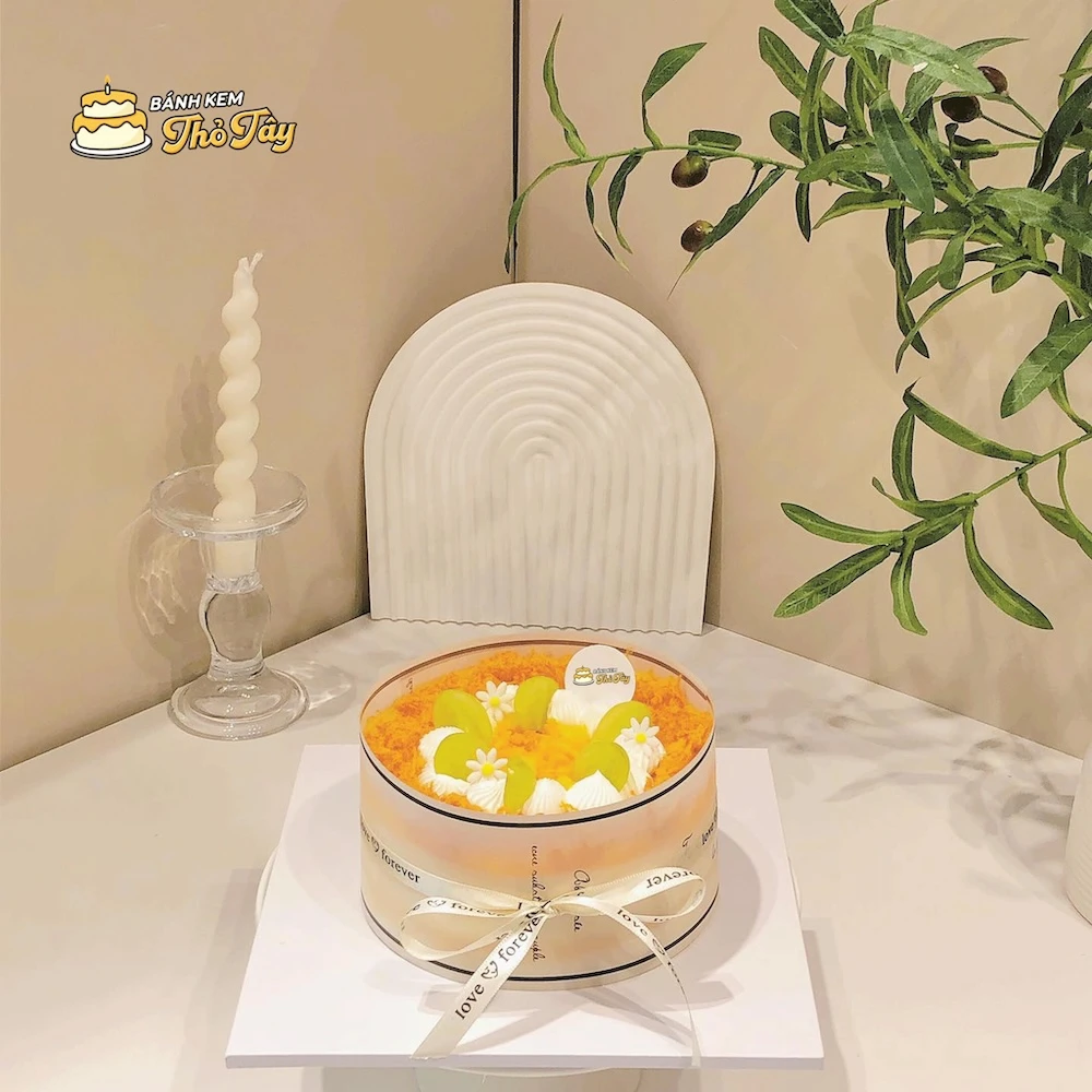 Mẫu bánh trứng muối đơn giản cho nam