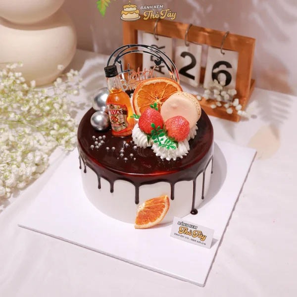 Bánh kem phủ socola