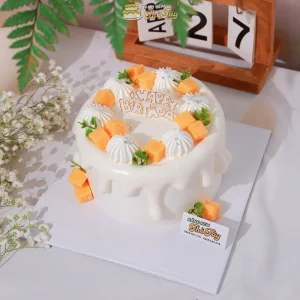 Bánh kem chảy vị xoài