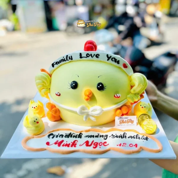 Bánh kem tạo hình con vịt
