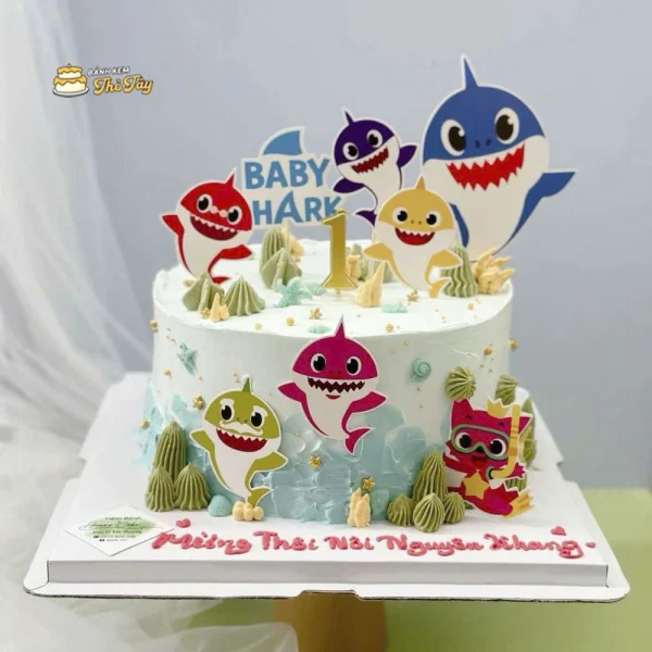 Bánh kem baby shark
