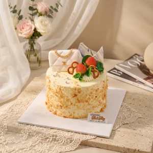 Bánh kem bắp trang trí đẹp