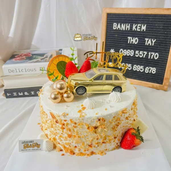 Bánh kem bắp tặng sếp