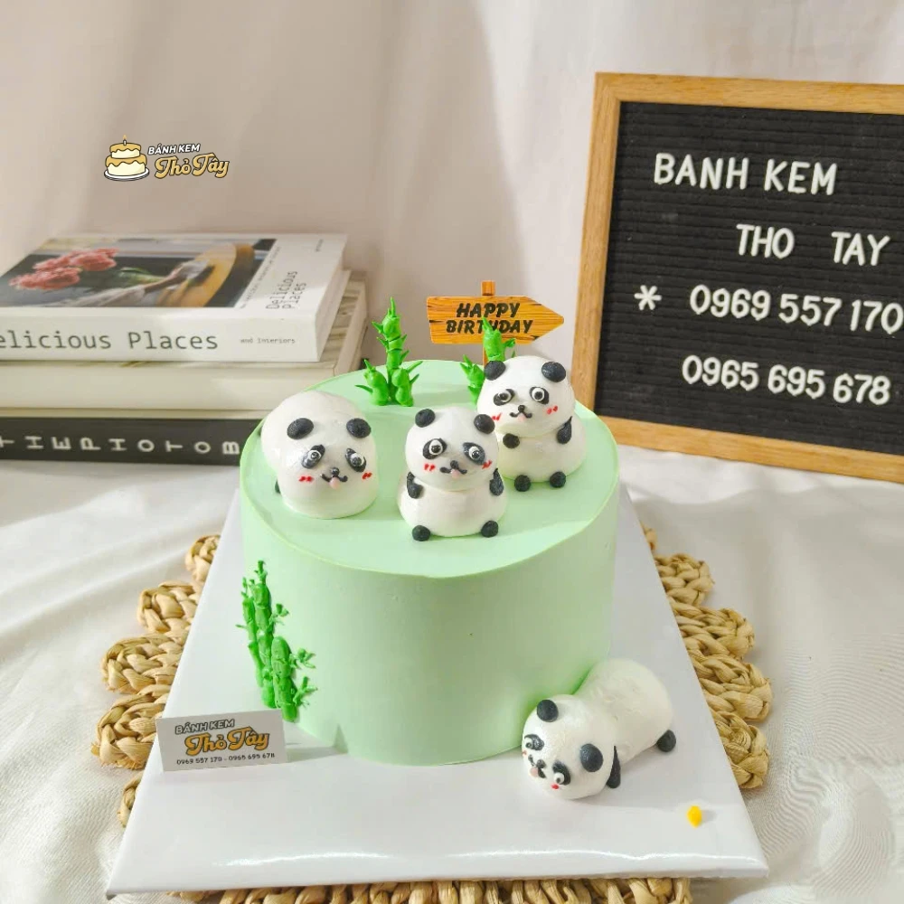 Bánh kem gấu trúc