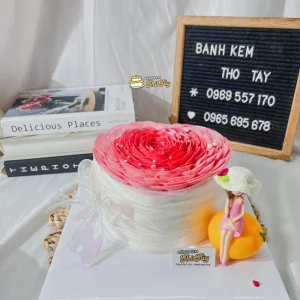 Bánh kem hình bông hoa