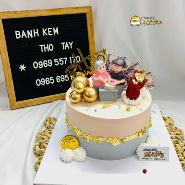 Bánh kem mừng thọ