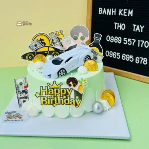 Bánh kem ô tô cho nam