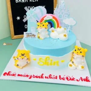 Bánh kem cho bé trai tuổi hổ