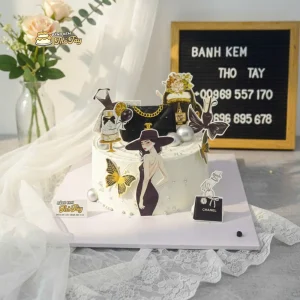 Bánh kem chanel đơn giản