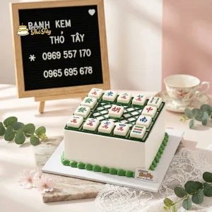 Bánh kem mạt chược