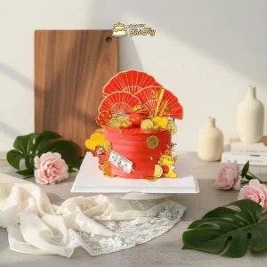 Bánh kem thần tài mini