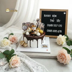 Bánh kem socola đồng tiền