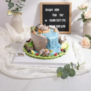 Bánh kem tạo hình capybara