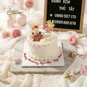 Bánh kem nhỏ dễ thương