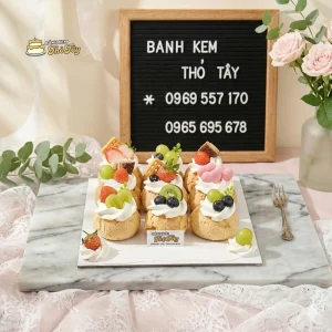 Bánh su kem sinh nhật