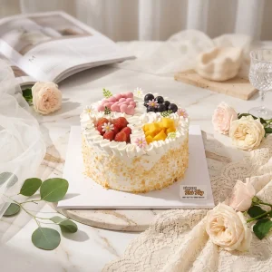 Bánh kem bắp 4 vị trái cây