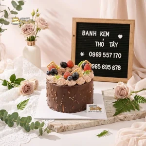 Bánh kem chocolate berry