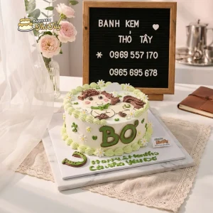 Bánh kem đầy tháng tuổi ngọ