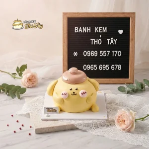 Bánh kem hình chú cún dễ thương