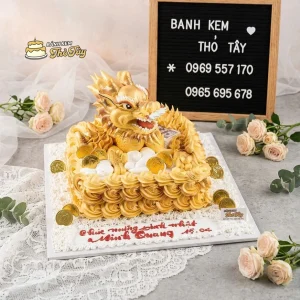 Bánh kem hình con rồng tuổi thìn