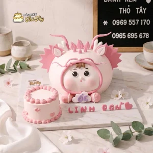 Bánh kem chibi hình rồng