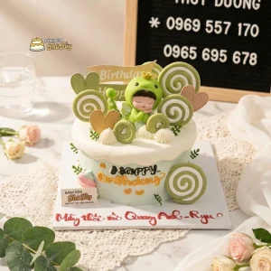 Bánh kem nặn fondant