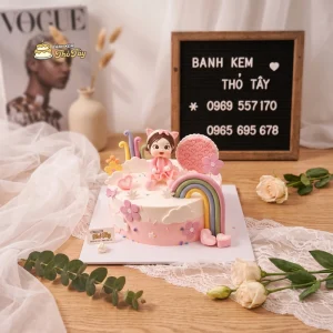 Bánh kem cầu vồng công chúa