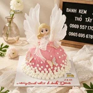 Bánh kem lông vũ thiên thần