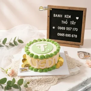 Bánh kem tiền usd